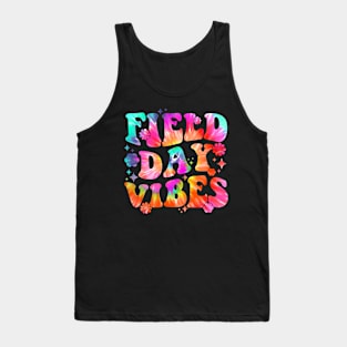 Field Day Vibes Tie Dye Funny For Teacher Kids Tank Top